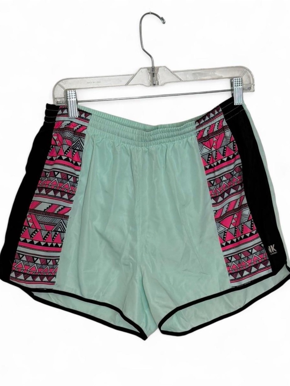 Victoria’s Secret PINK Running Shorts Women’s Large Mint Green Tribal Athletic